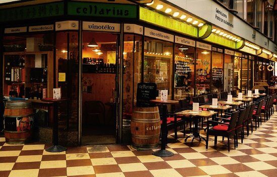 Cellarius wineshop Lucerna Prague